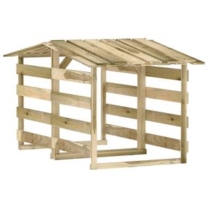 vidaXL P&eacute;rgolas con techo 2 uds madera pino impregnada 100x90x100 cm