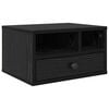 vidaXL Soporte para Impresora con caj&oacute;n Roble Negro 40 x 32 x 24 cm