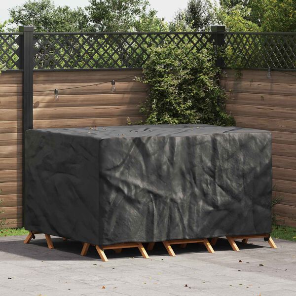 vidaXL Funda para muebles Liso Negro 180 x 140 x 90 cm 600D