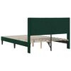 vidaXL Estructura de cama Verde oscuro 120 x 190 cm Terciopelo