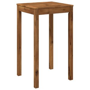 vidaXL Mesa de Bar para Jard&iacute;n Natural 60 x 60,5 x 105 cm