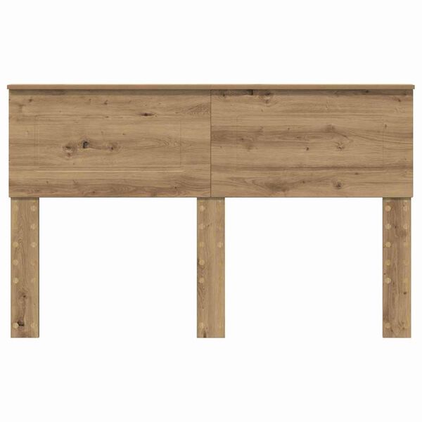 vidaXL Cabecero Roble artesanal 150 cm Madera contrachapada