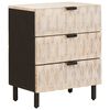 vidaXL Armario de Noche 50 x 33 x 62 cm Madera de mango maciza