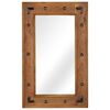 vidaXL Espejo de madera maciza de acacia 50x80 cm