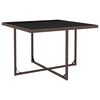 vidaXL Set comedor de jard&iacute;n y cojines 9 piezas rat&aacute;n sint&eacute;tico marr&oacute;n