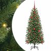 vidaXL &Aacute;rbol de Navidad artificial Verde 120 cm PE y PVC