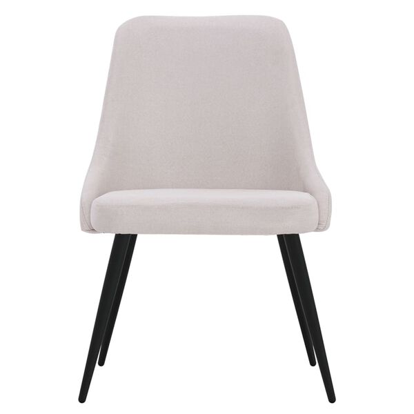 vidaXL Sillas de comedor 6 unidades tela color crema