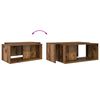 vidaXL Juego de Mesas de Centro 2 pcs Madera vieja