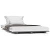 vidaXL Estructura de cama madera maciza de pino gris 90x200 cm