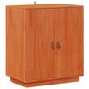 vidaXL Aparador Marr&oacute;n Cera 65,5 x 40 x 75 cm Pino macizo