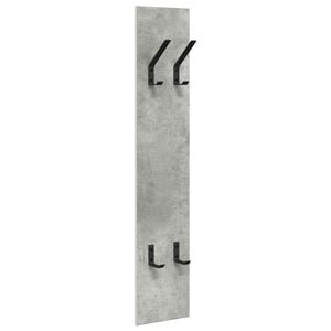 vidaXL Perchero de pared Montada en la pared Gris Concreto