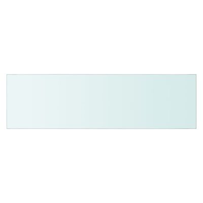 vidaXL Panel de estante vidrio claro 70x20 cm