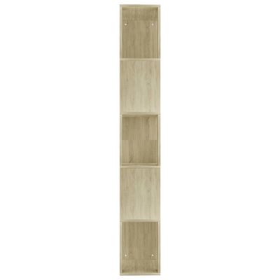 vidaXL Estantería madera contrachapada color roble Sonoma 45x24x159 cm