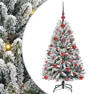 vidaXL &Aacute;rbol de Navidad artificial Verde y 120 cm PVC y Metal
