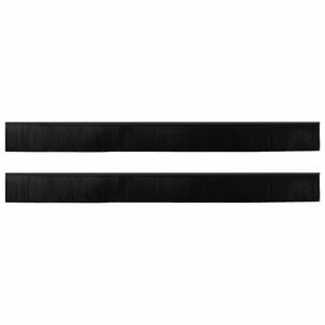 vidaXL Sellos de cepillo para puertas autoadhesivos 2 uds. 100 cm