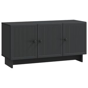 vidaXL Mueble de TV Negro 99 x 34,5 x 50 cm Madera de Ingenier&iacute;a