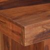 vidaXL Mesa de comedor madera maciza de acacia 120x120x77 cm