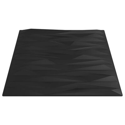 vidaXL Paneles de pared 12 uds XPS piedra negro 50x50 cm 3 m²