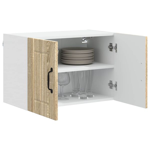 vidaXL Gabinetes de pared de cocina 2 pcs Roble Sonoma 60 x 31 x 40 cm