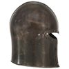 vidaXL Réplica de casco de caballero medieval antiguo LARP acero plata