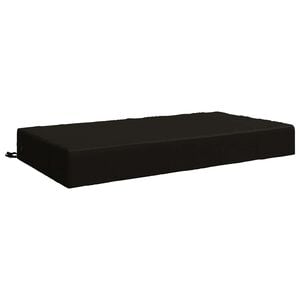 vidaXL Almohada para el asiento SOEST 100% Poli&eacute;ster Negro