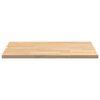 vidaXL Encimera de cocina rectangular madera maciza roble