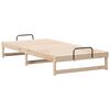 vidaXL Estructura de cama Marr&oacute;n 100 x 200 cm Madera de pino macizo