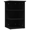 vidaXL Armario auxiliar de madera contrachapada negro 35x35x55 cm