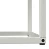 vidaXL Leñero blanco 69,5x35x81 cm Acero laminado en frío