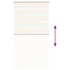 vidaXL Estor cebra beige m&aacute;rmol tejido ancho 85,9 cm poli&eacute;ster