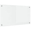 vidaXL Salpicadero de cocina Transparente 90 x 50 cm vidrio templado
