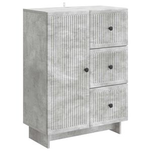 vidaXL Aparador Gris Hormig&oacute;n 66 x 34,5 x 90 cm Madera de Ingenier&iacute;a
