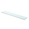 vidaXL Panel de estante vidrio claro 90x15 cm