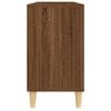 vidaXL Armario de lavabo madera contrachapada roble marrón 80x33x60 cm