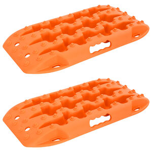 vidaXL Tablero de tracci&oacute;n 2 uds. Naranja 57,5x30,5x5,5 cm