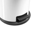 Hailo Cubo de basura con pedal Pure tama&ntilde;o XL 44 L blanco 0545-030