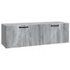 vidaXL Mueble para TV de pared Gris Sonoma 98 x 31 x 30 cm
