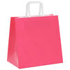 vidaXL Bolsas de papel con asas 50 uds rosa 26x17x25 cm