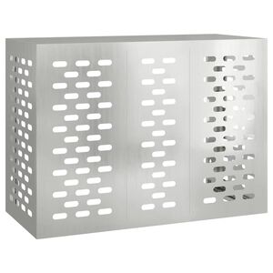 vidaXL Funda para Aire Acondicionado Plateado 110 x 50 x 80 cm