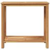 vidaXL Mesa de Café Marrón 85 x 35 x 75 cm Madera de teca maciza