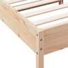 vidaXL Estructura de cama sin colch&oacute;n madera maciza pino 75x190 cm