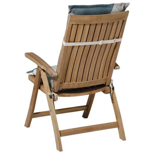 Madison Coj&iacute;n para silla con respaldo alto Triangle verde 123x50cm