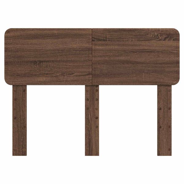 vidaXL Cabecero Roble Marr&oacute;n 120 cm Madera contrachapada