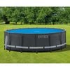 Intex Cubierta de piscina solar de polietileno azul 470 cm