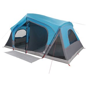 vidaXL Tienda Caba&ntilde;a Azul 480 x 273 x 205 cm Poli&eacute;ster y Acero