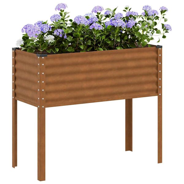 vidaXL Jardinera de jard&iacute;n 100x45x90 cm de acero corten
