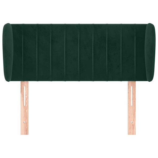 vidaXL Cabecero de terciopelo verde oscuro 93x23x78/88 cm