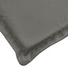 vidaXL Cojines banco jardín 2 uds tela gris oscuro melange 180x50x7 cm