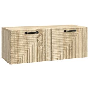 vidaXL Mueble para TV de pared Roble Sonoma 78,5 x 31 x 30 cm