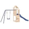 vidaXL Parque infantil de exterior madera maciza de pino